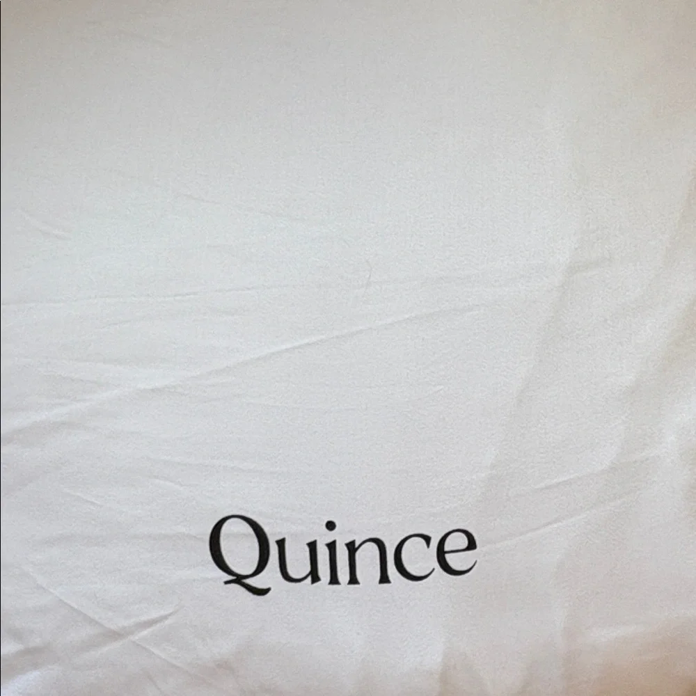 Quince White Cotton Duvet Cover